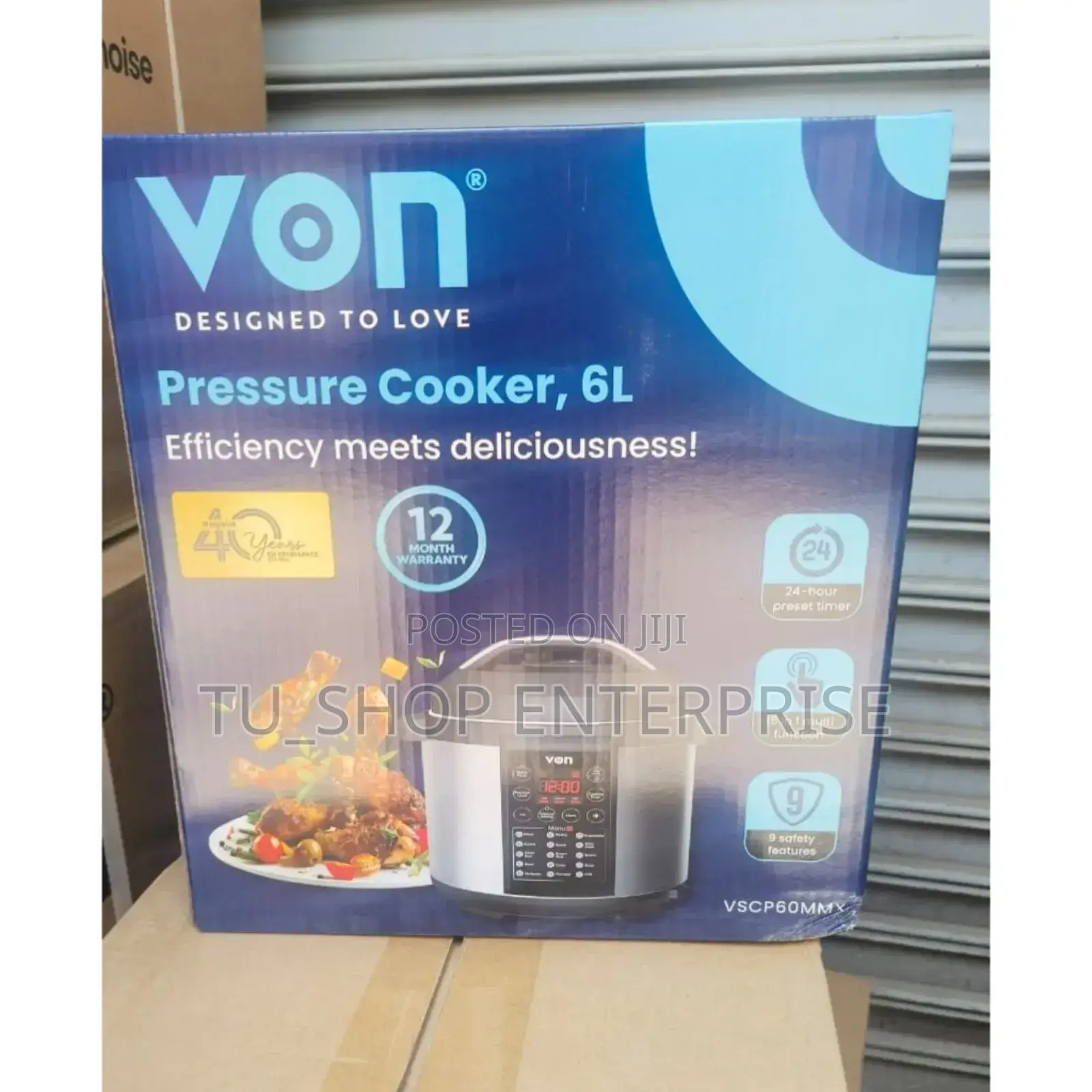 Cooker!!6 Litres Von Electric Pressure Cooker