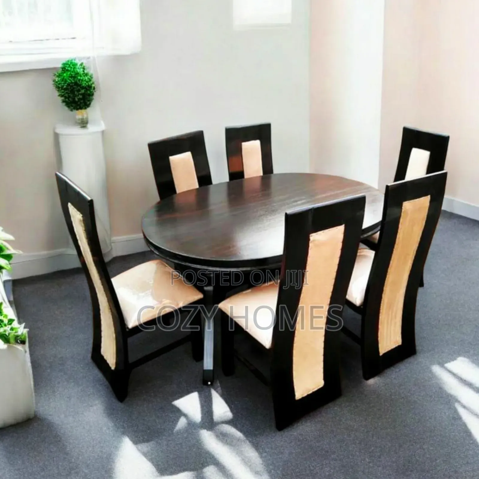 Dining Table, a Homey 6 Seater Dining Table, Wooden
