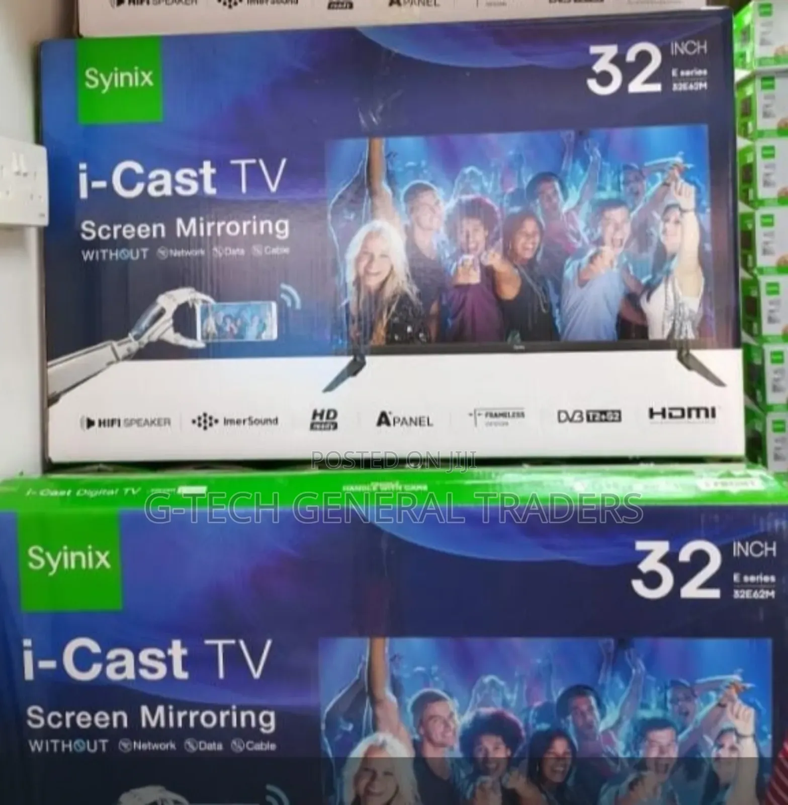 Syinix 32inch Digital Led Frameless Tv