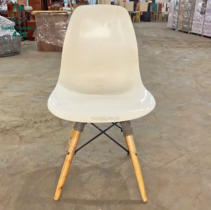 Office Chair:Modern Molded Plastic Scoop Seat Office Chair