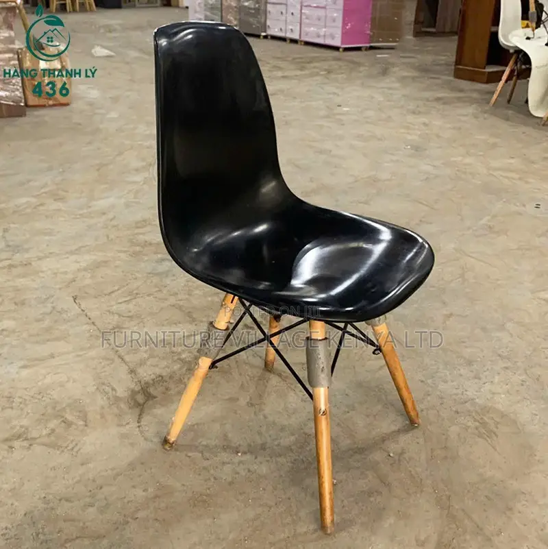 Office Chair:Modern Molded Plastic Scoop Seat Office Chair