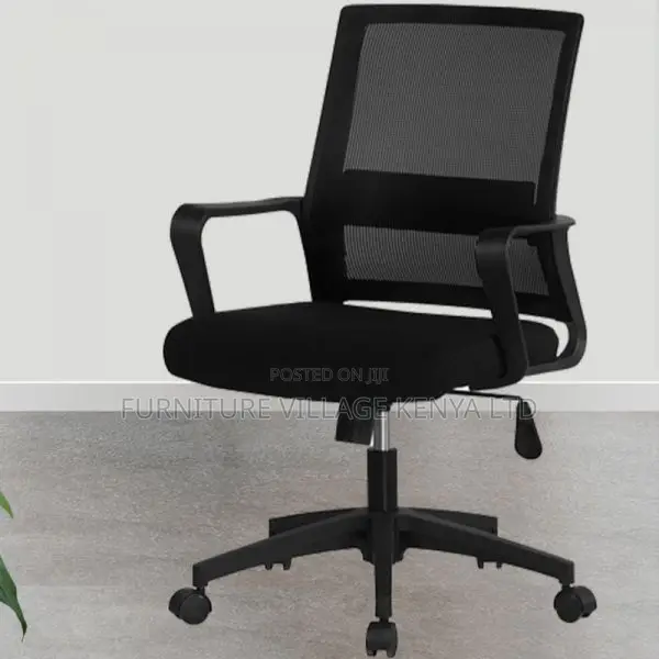 Office Chair:Office Mesh Task Chair With Mobility Wheels
