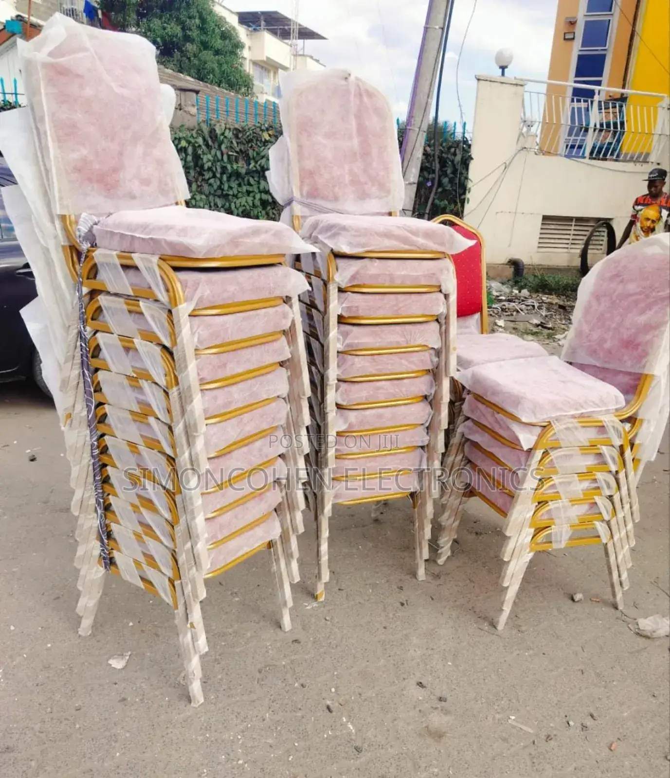 Red Conference Chairs