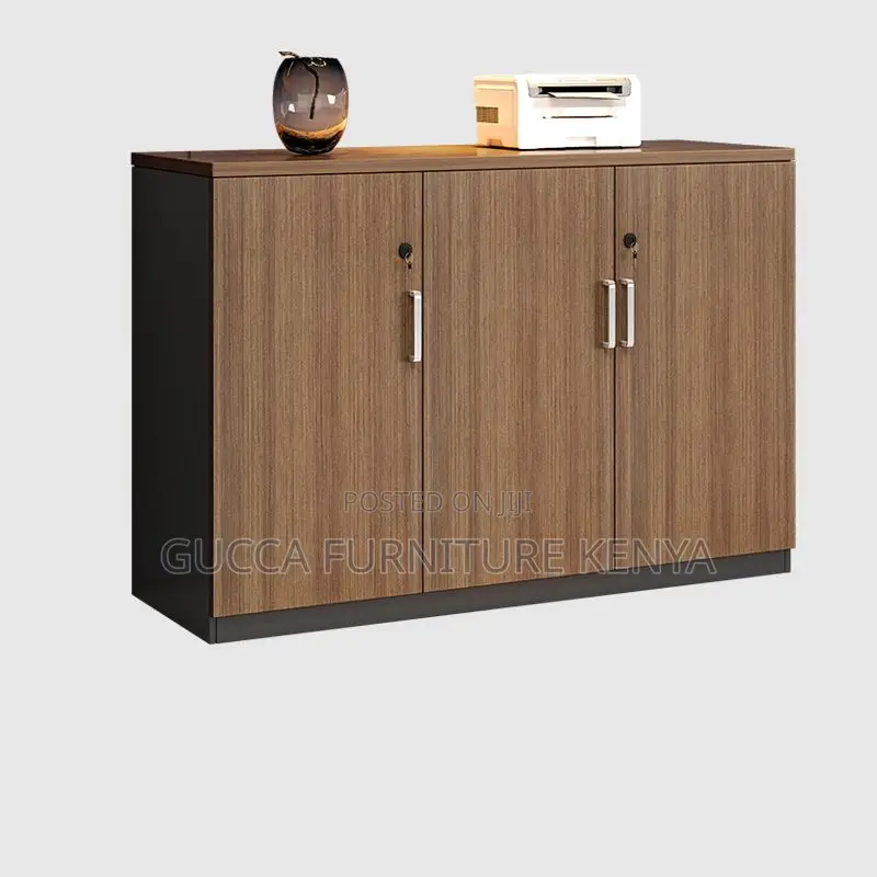 Cabinets:2-Door Composite Wood Office Credenza Cabinet