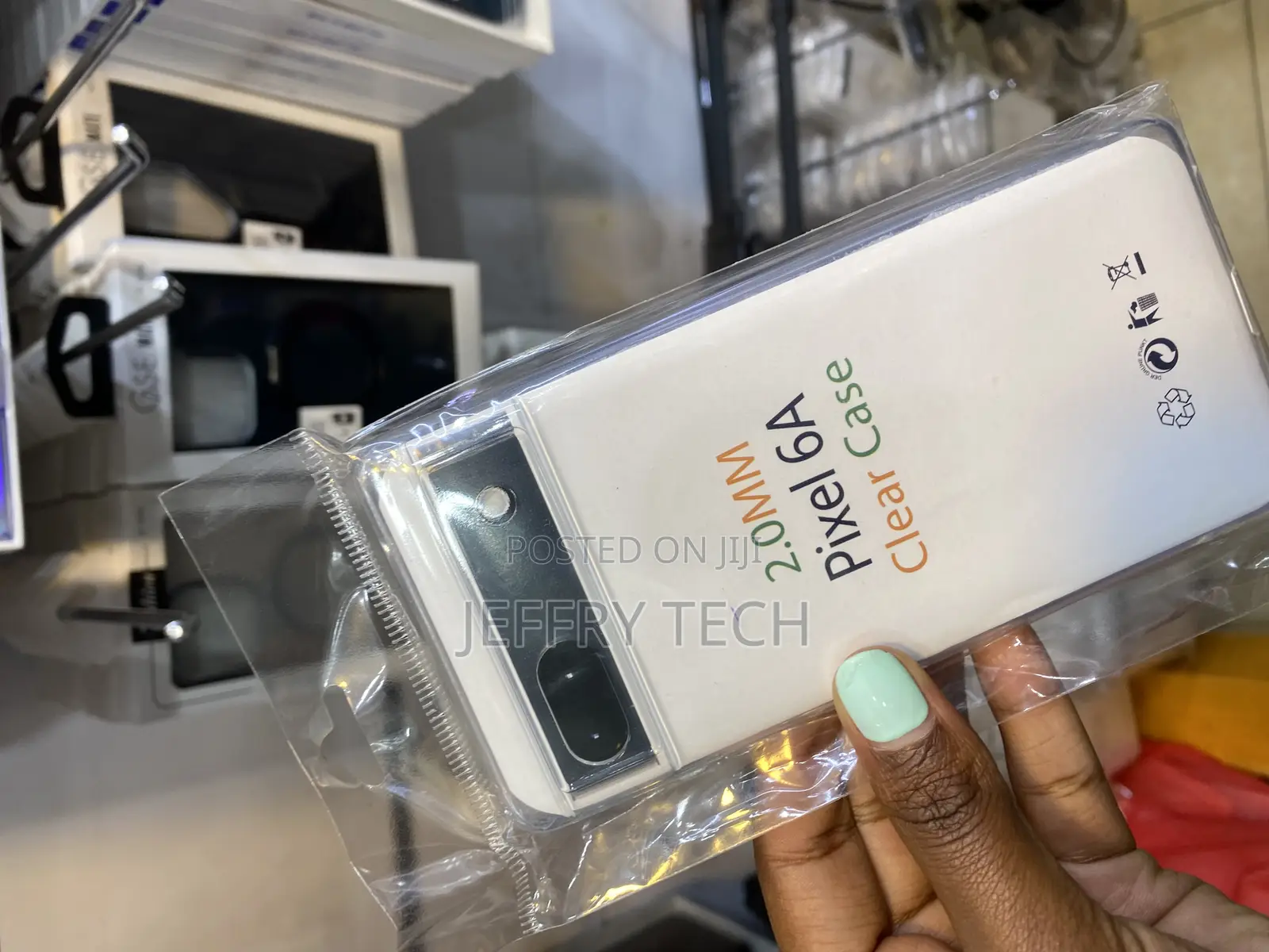 Guardar Clear Case for Google Pixel 6a Antiyellow