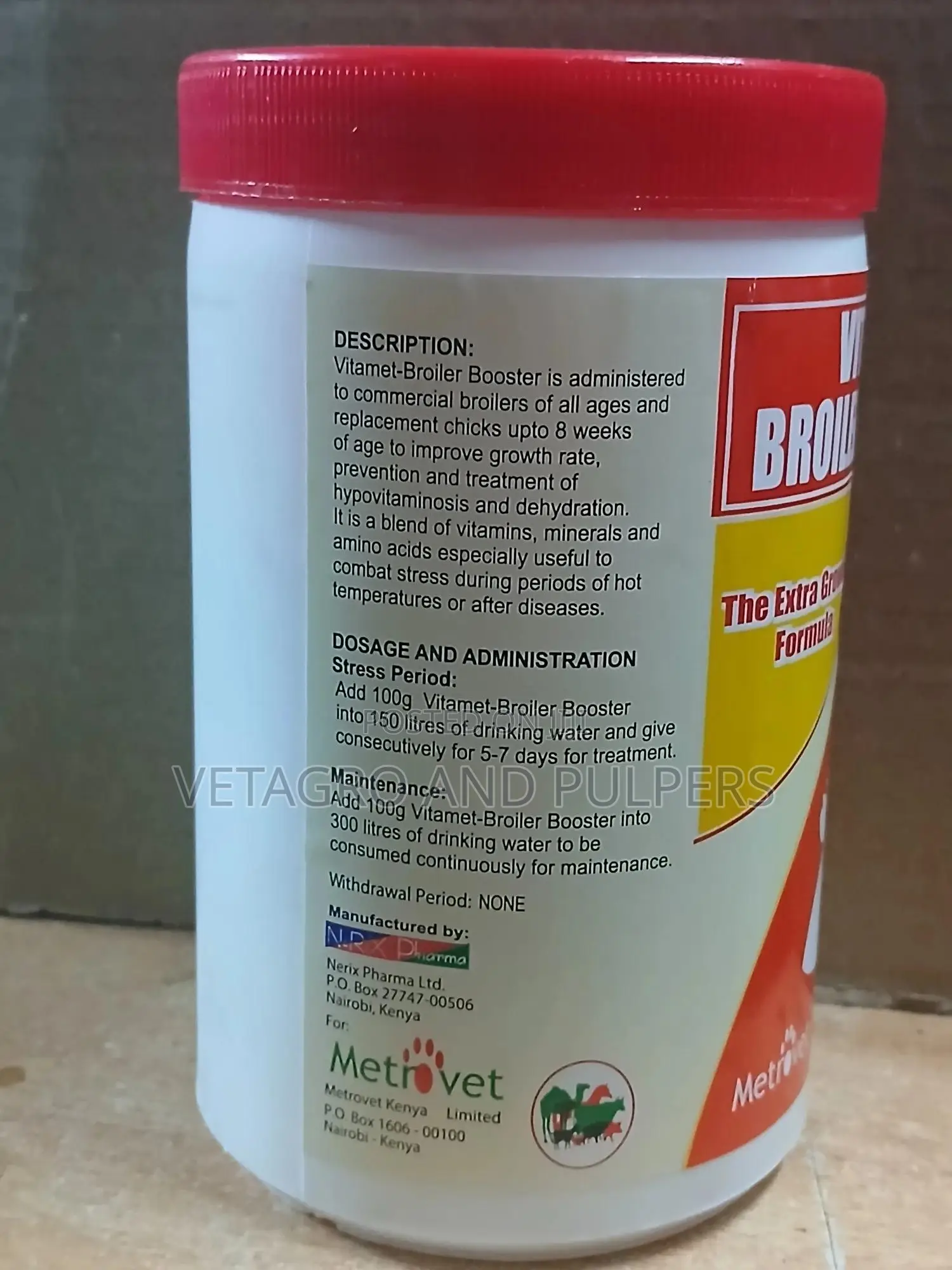 Vitamet Broiler Booster (The Extra Growth Formula)