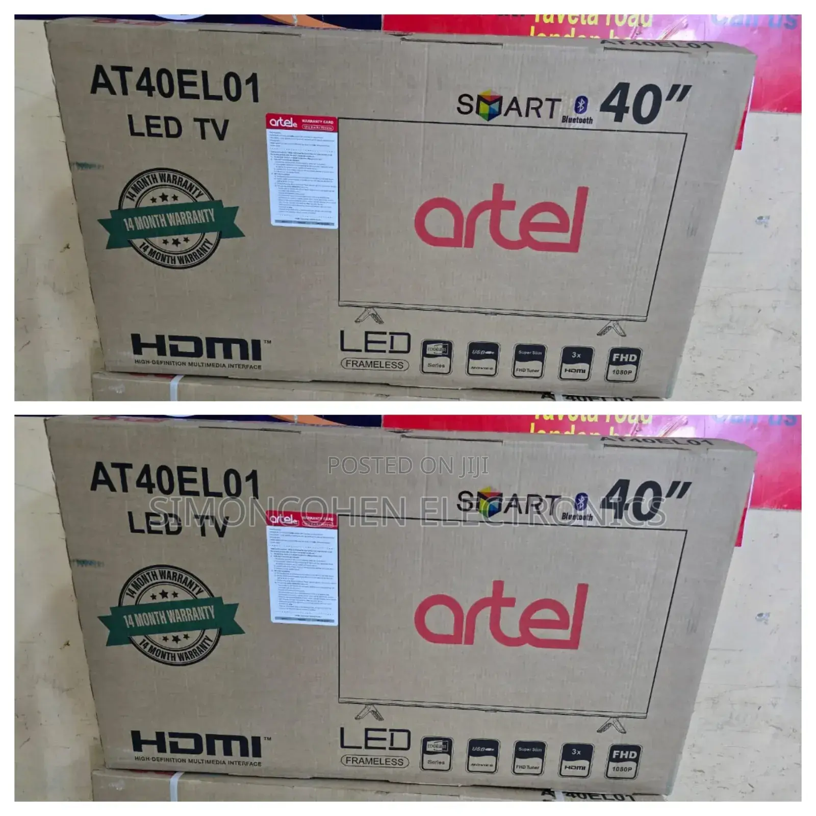 Artel 40 Inch Smart Android Frameless Tv
