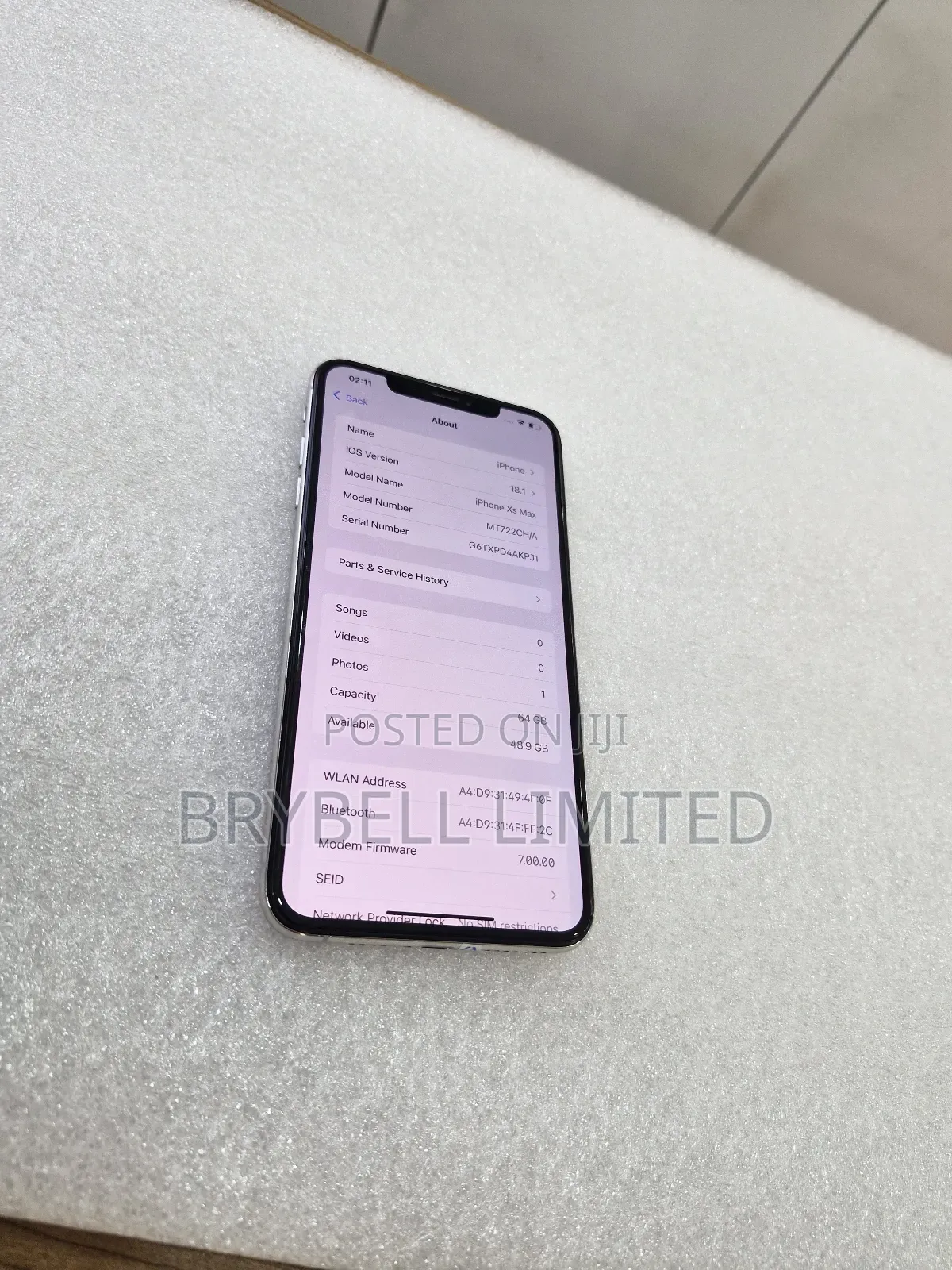 Apple iPhone XS Max 64 GB White