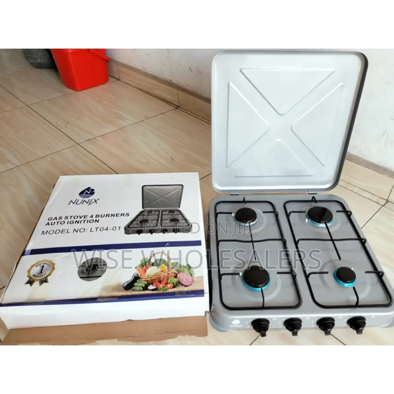 Nunix Full Gas 4 Burner Table Top Cooker£° 