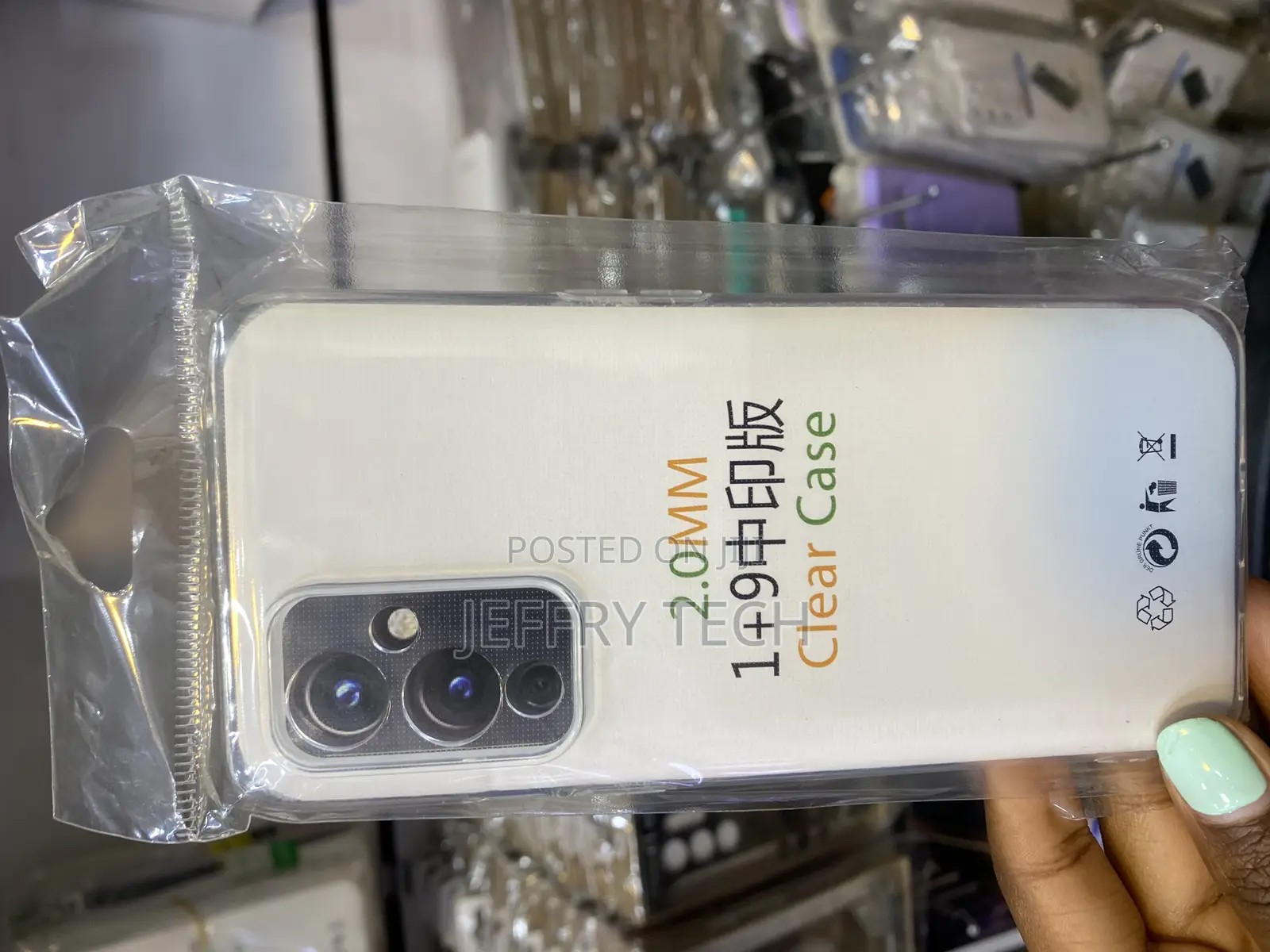Eastcoo Case for Oneplus 9 [Anti-Yellowing Clear Case
