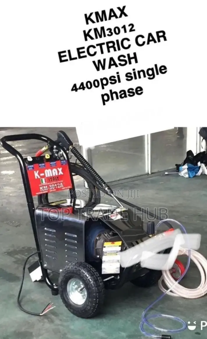 K-Max Italy Electric Car Washer 4400psi 5hp Single Phase