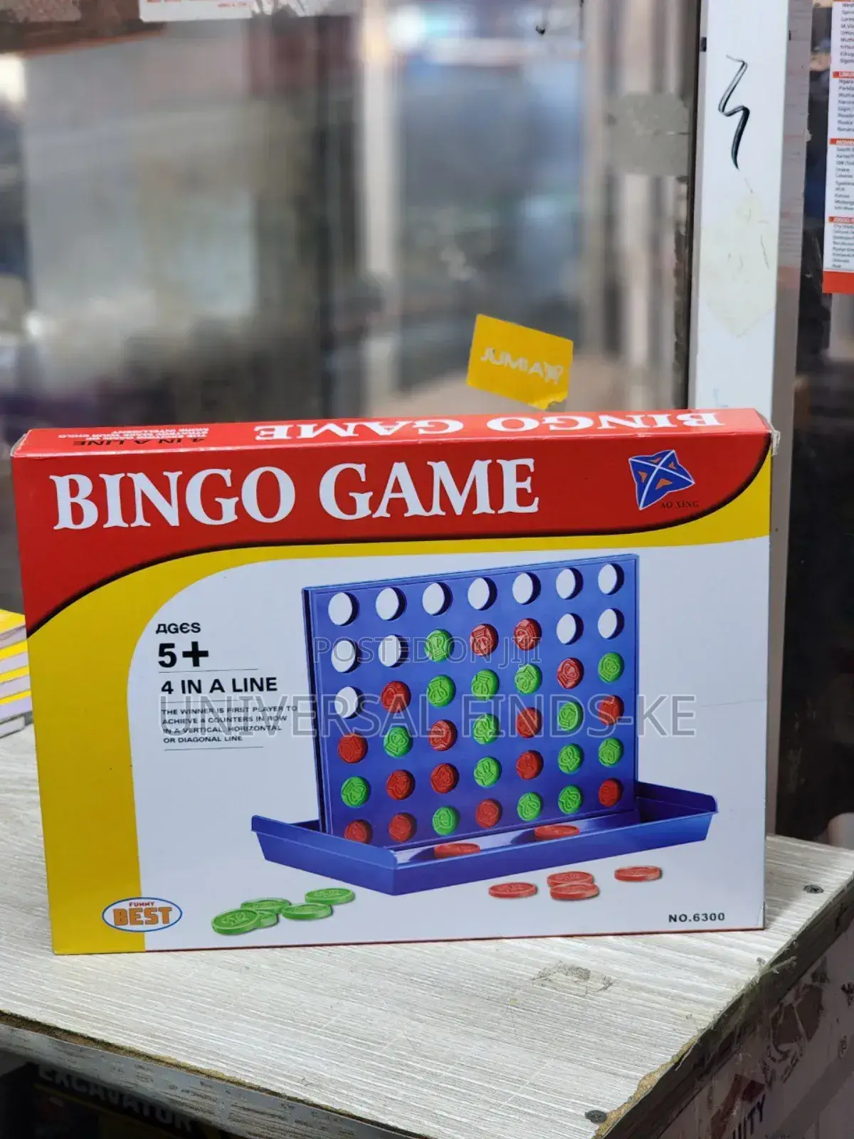 Bingo Game 4 in a Line Game