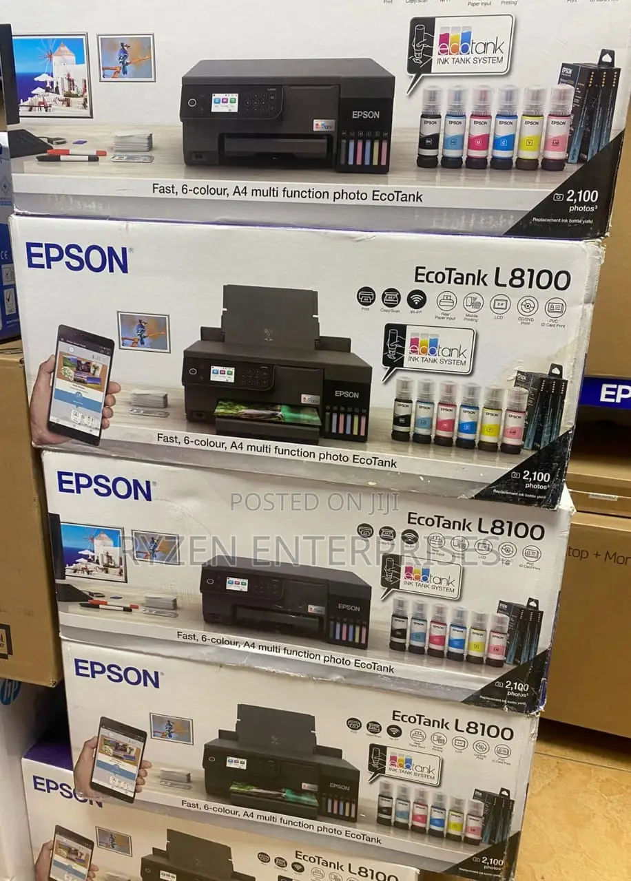 Epson Inkjet 6 Color Photo Printer L8100