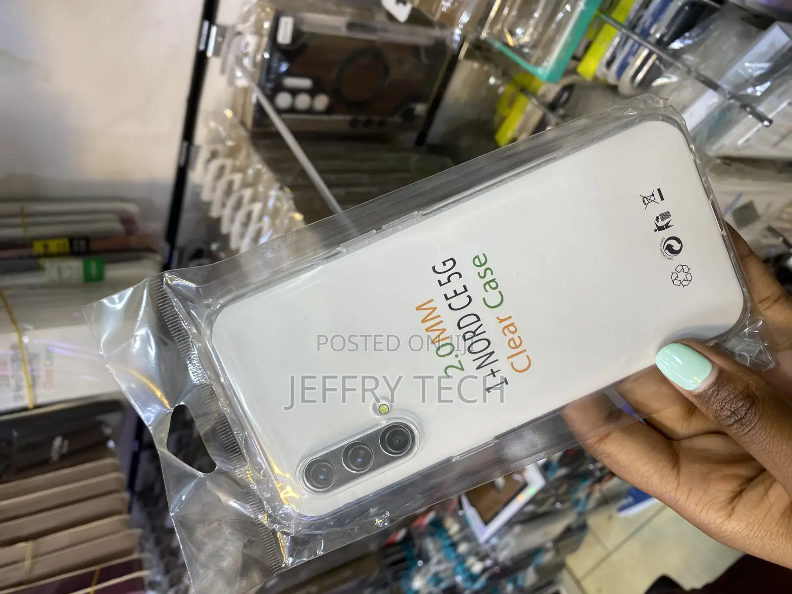 Transparent Crystal Clear Case for Oneplus Nord Ce 5g