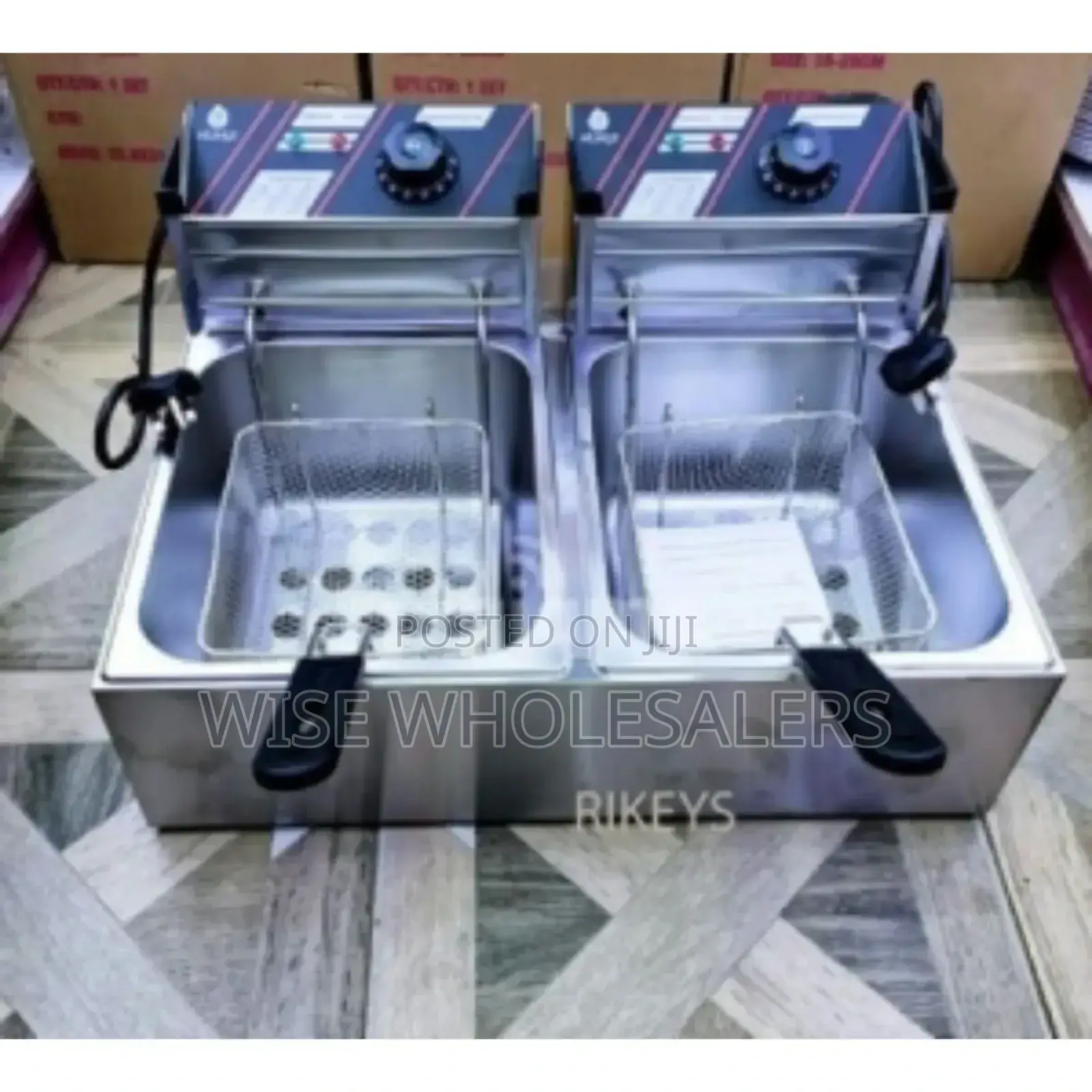 Nunix 6l+6l Double Electric Chicken Chips Deep Fryer√° 