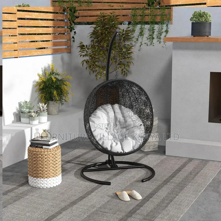 Hanging Chairs:Modern Round-Bottom Hammock Chair Frame