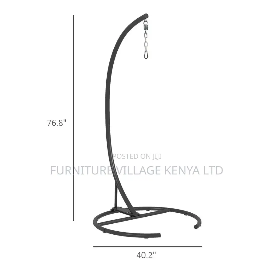 Hanging Chairs:Modern Round-Bottom Hammock Chair Frame