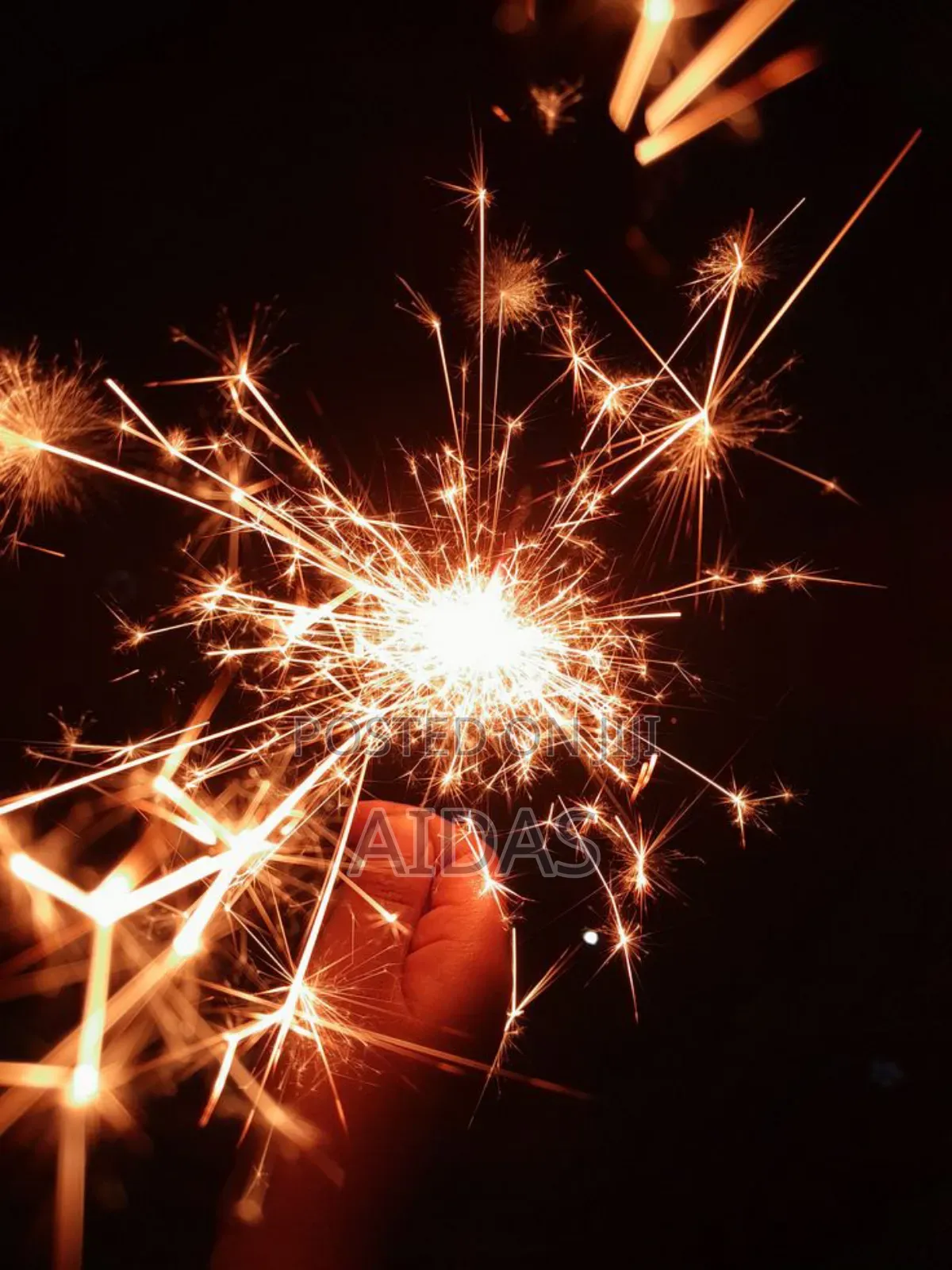 8 PCS Electric Gold Sparklers