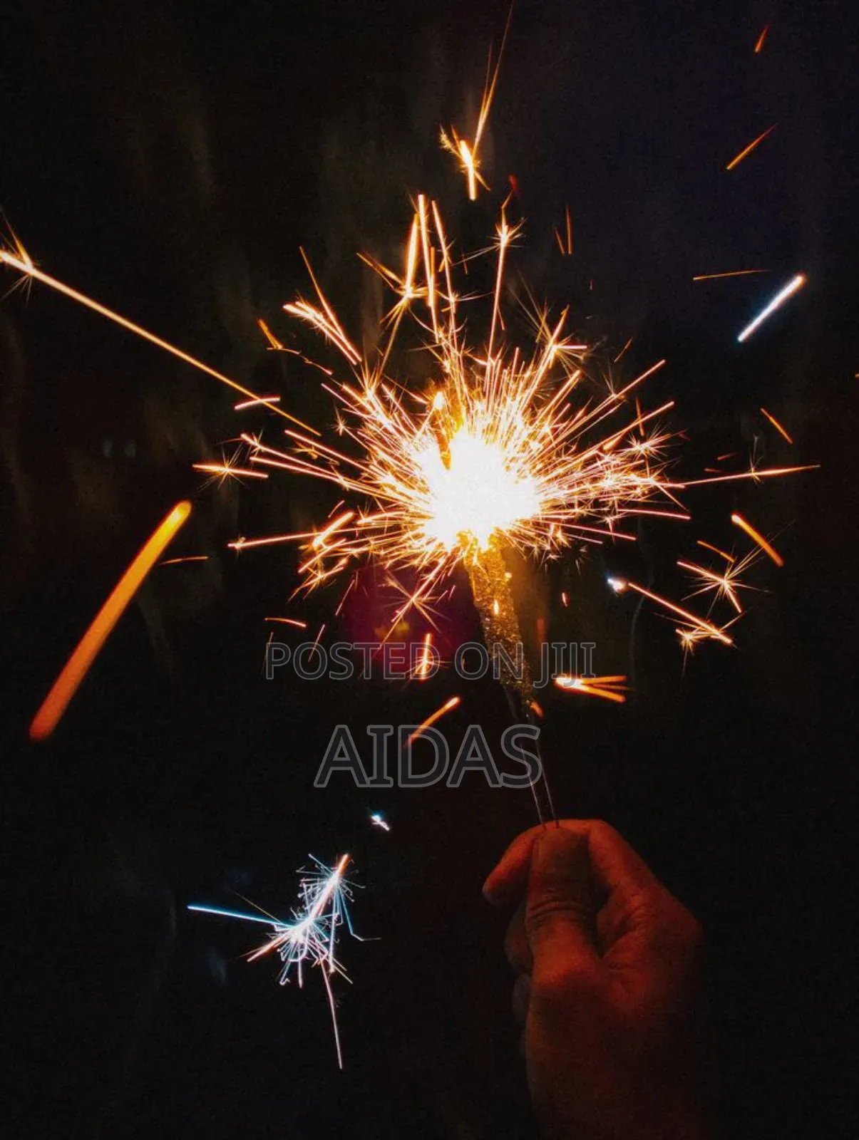 8 PCS Electric Gold Sparklers