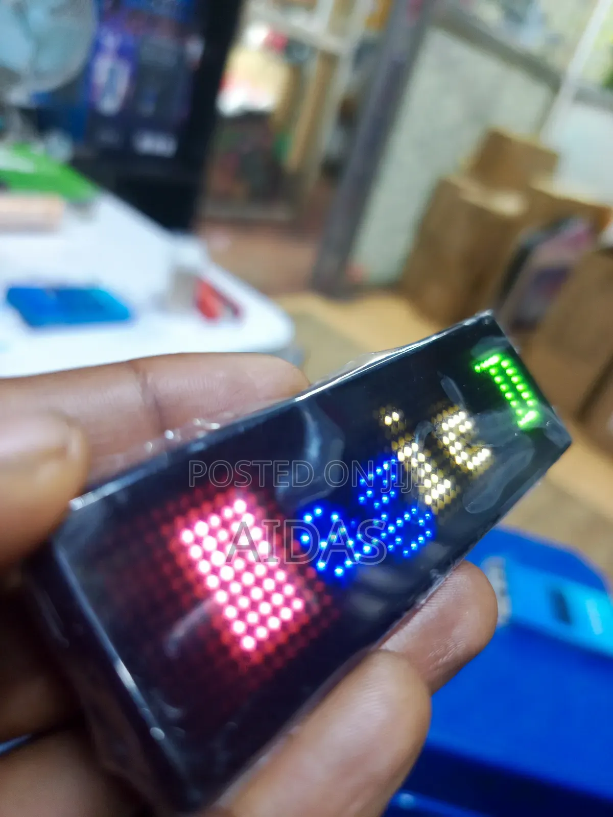 Usb Rechargeable Led Display Badge