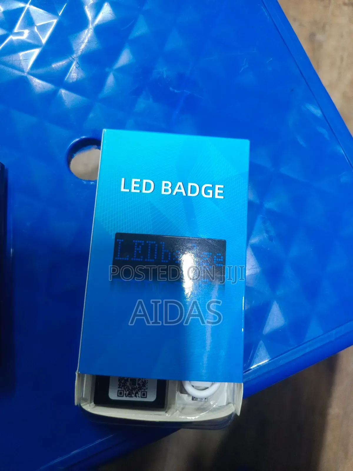 Usb Rechargeable Led Display Badge