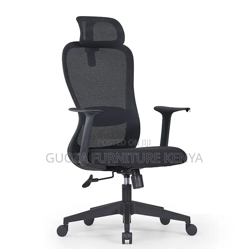 Office Chair:Tilt Lumbar Support Study Chair With Headrest