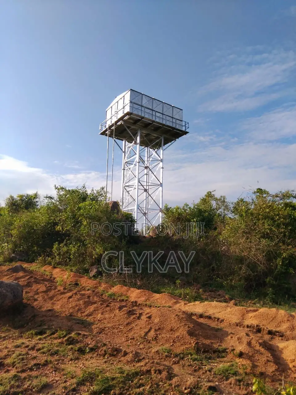 Raised Elevated Steel Water Tank 12 Metres