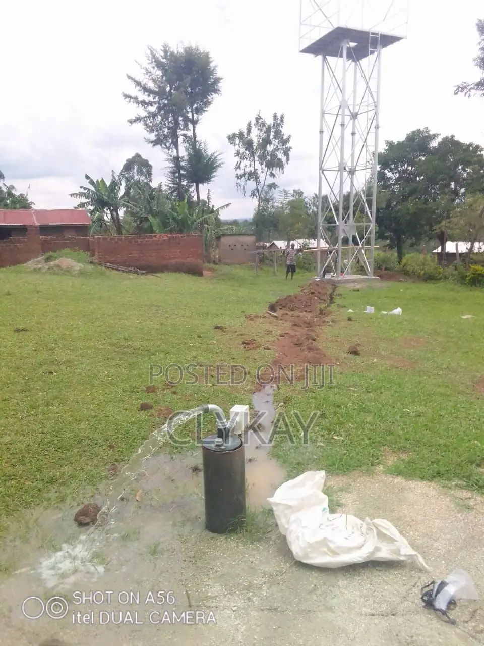 Solar Borehole Works Pumps and Solar Panels