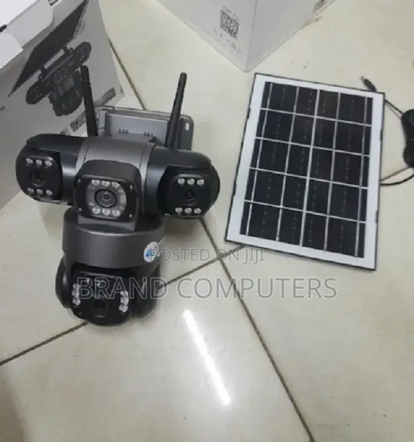 3 Lens 4g Solar PTZ Camera Outdoor
