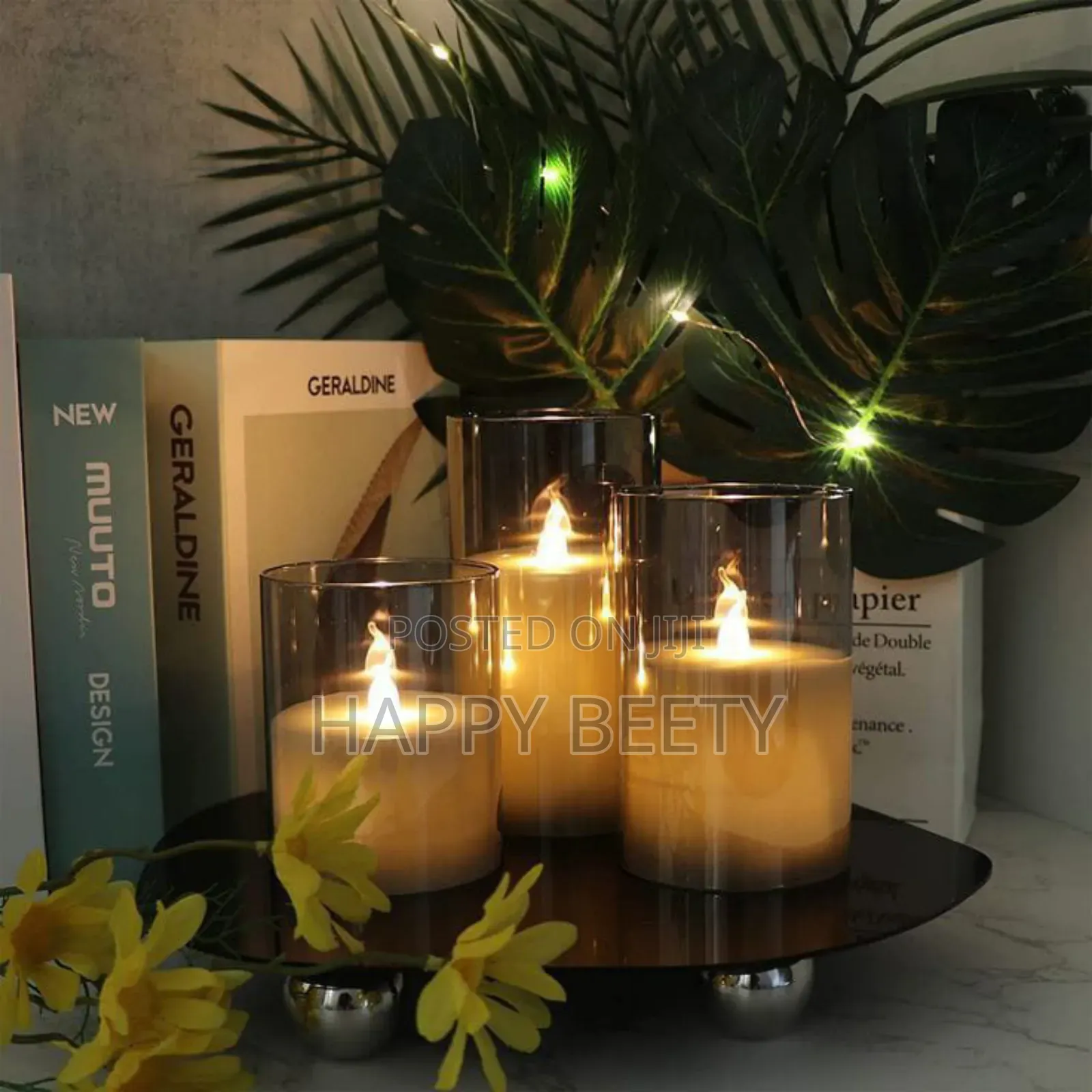 Beautiful Glass Led Candles