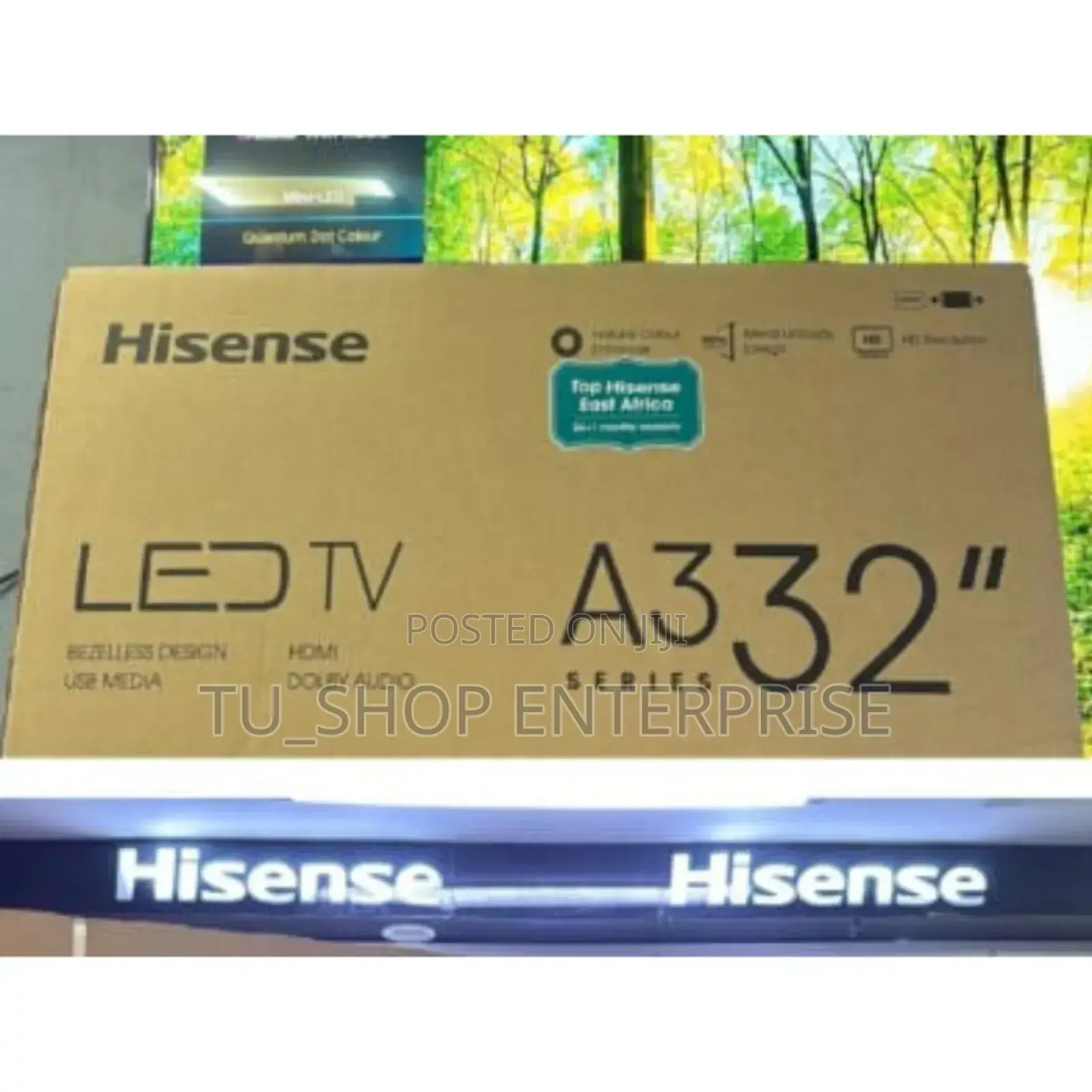 Tv! 
Hisense 32 Digital Frameless 32a3kken