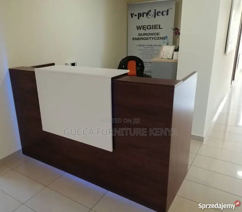 Office Furniture:1.8 Meter Wide Reception Wood Front Desk