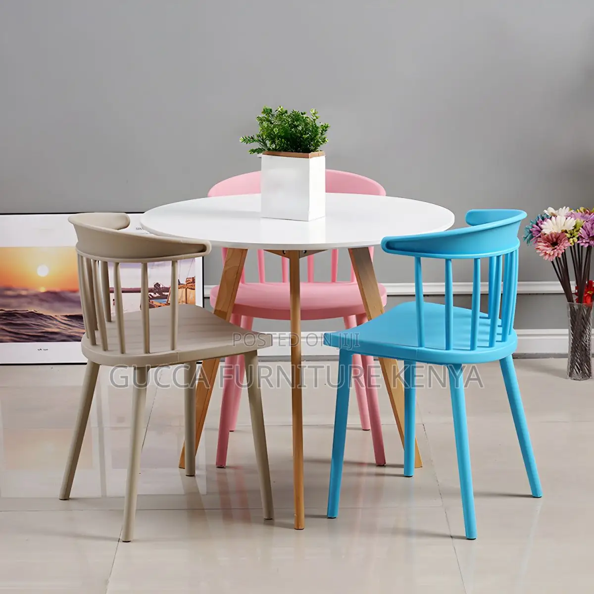 Home Chairs:Modern Style Windsor Back Office Dining Chair
