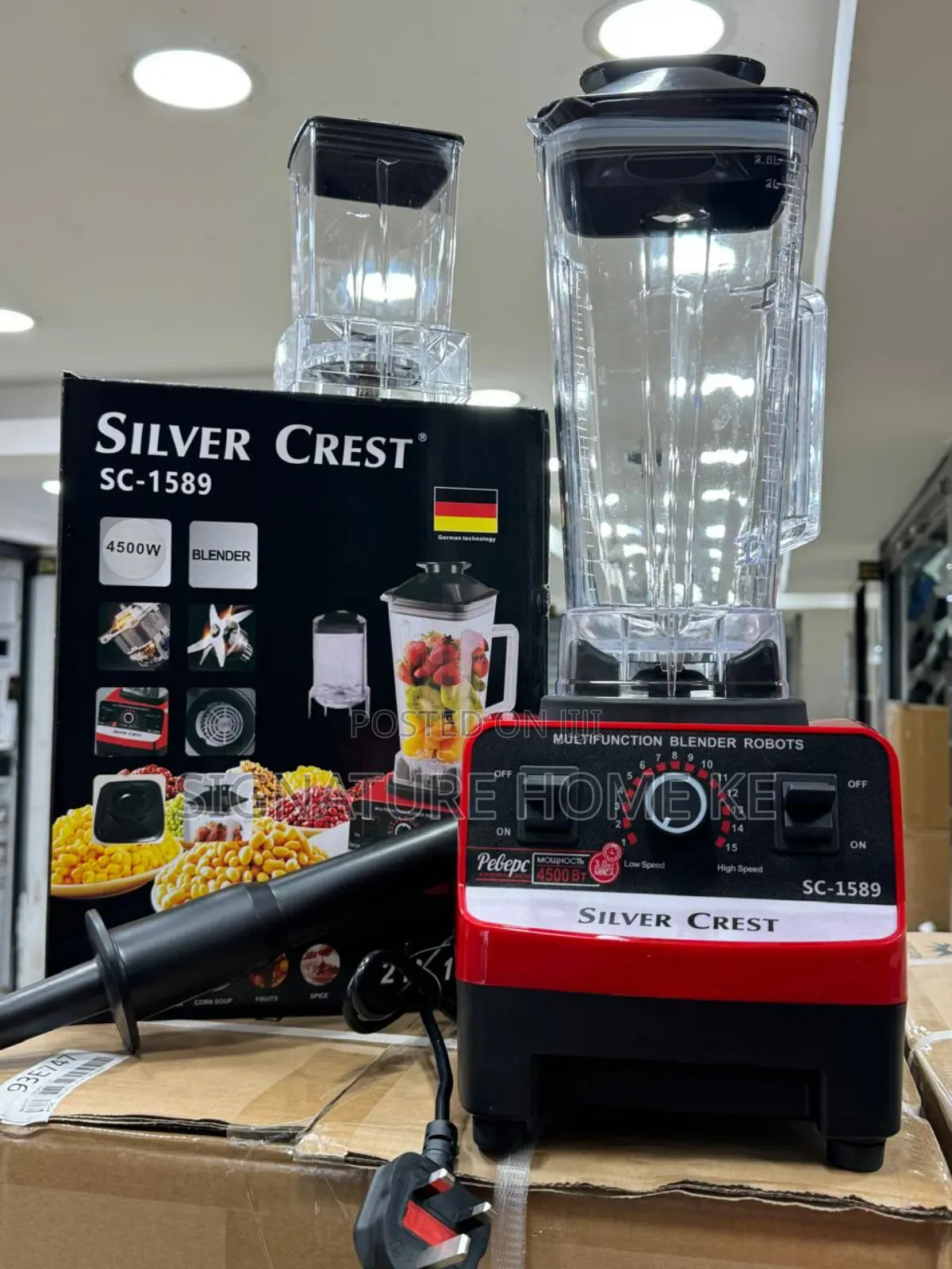 2.5l 2 in 1 Silvercrest Commercial Blender
