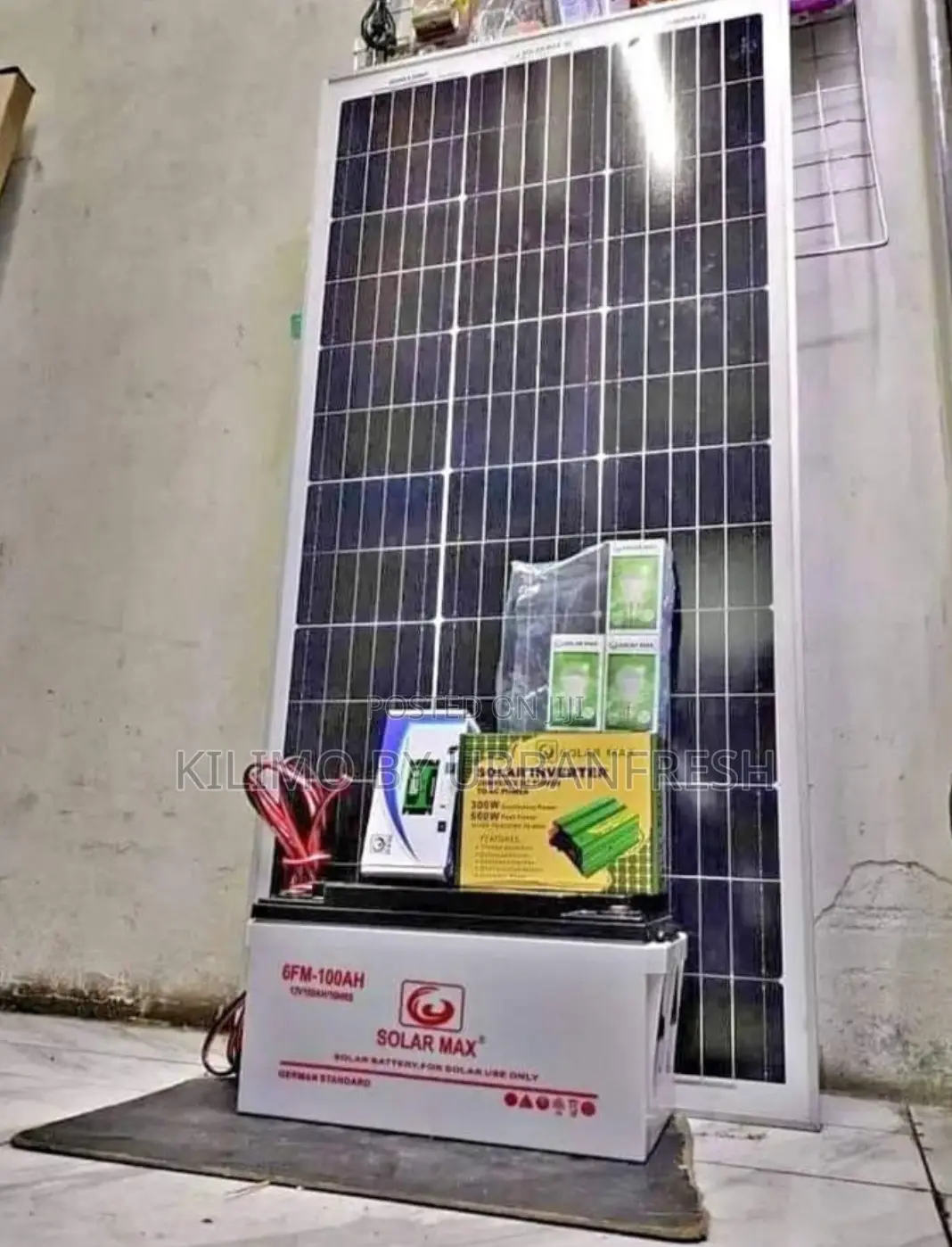 Complete Solar Units.