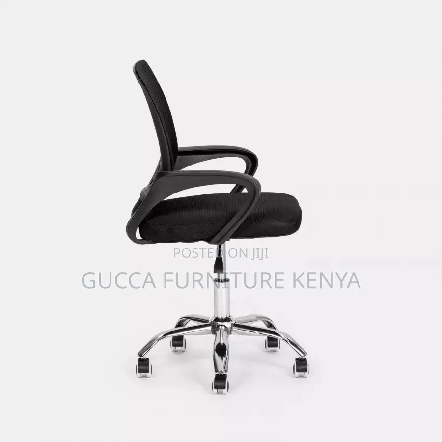 Office Chair:Swivel Chair Mesh Fabric Breathable Backrest