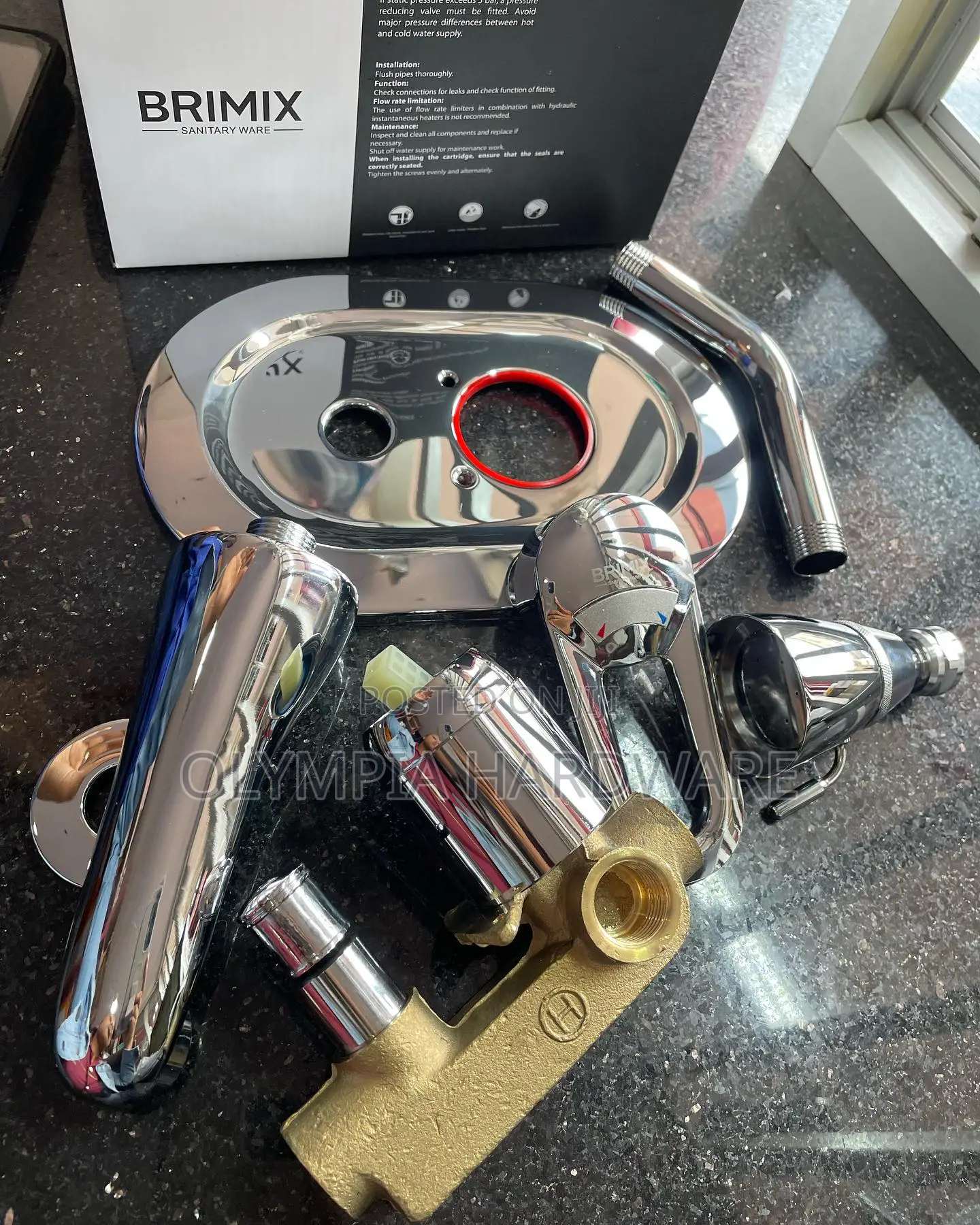 4way Concealed Shower Mixer (For Hot and Cold Water)