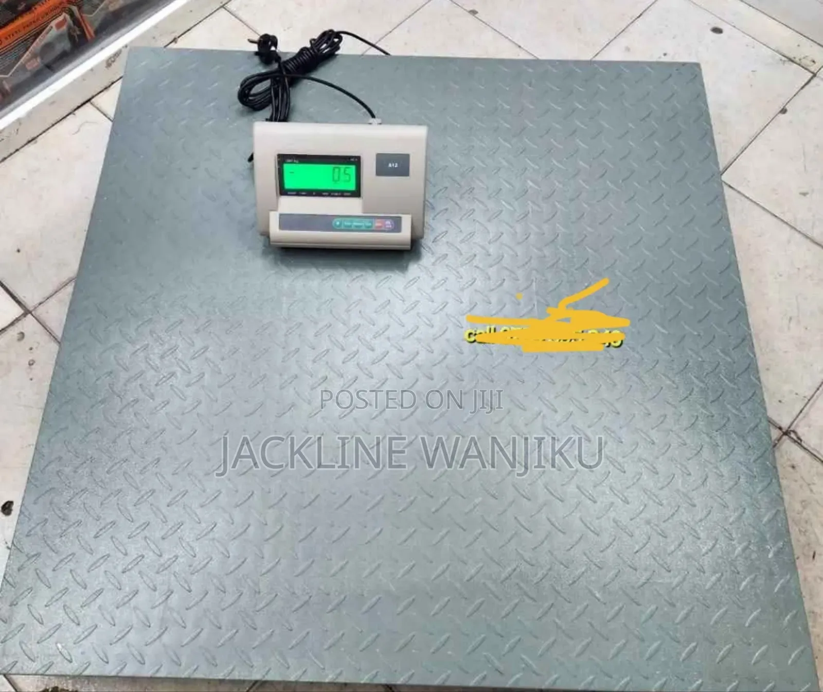 1000kg Weighing Scale1tonne Digital Platform Weighing Scale