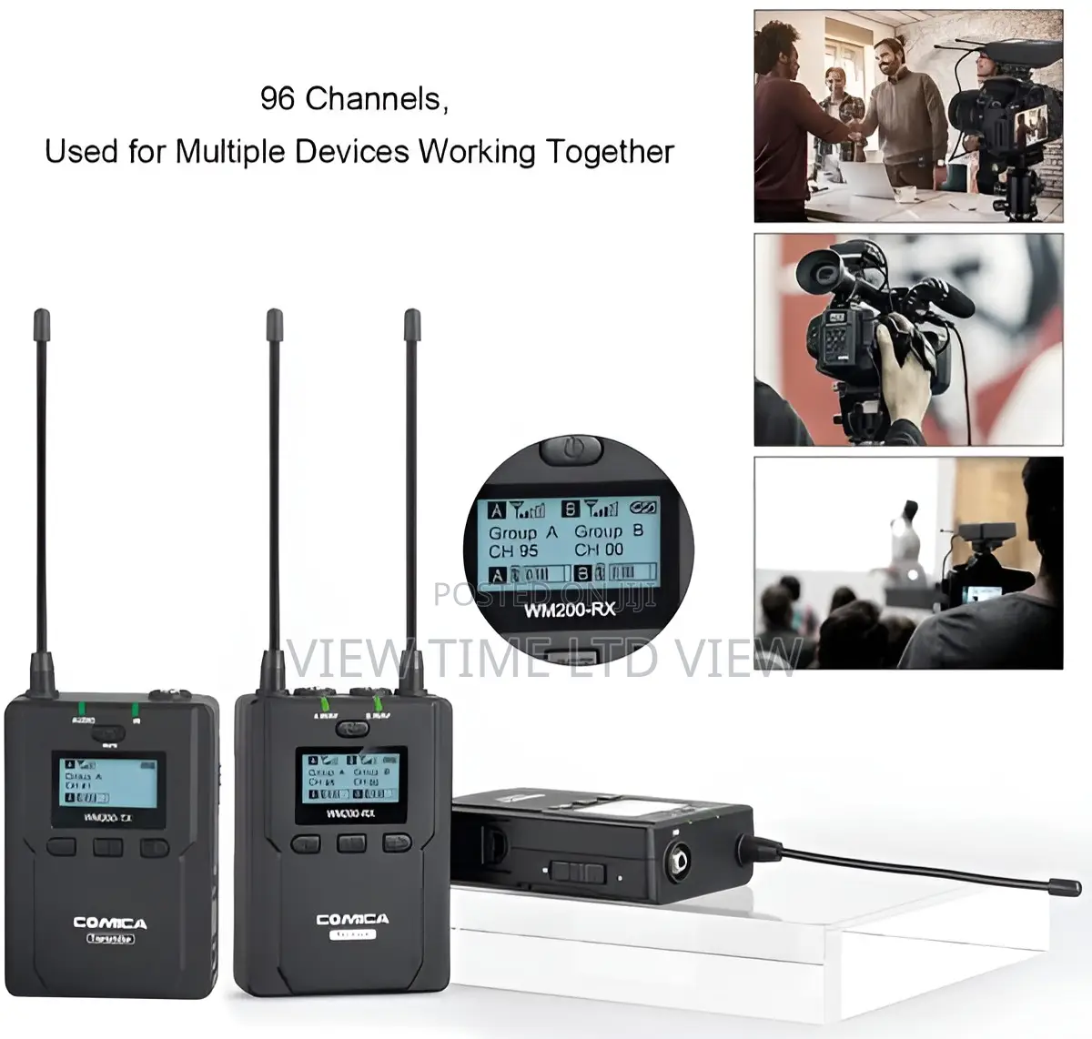 Wireless Microphone System Comica CVM 200b