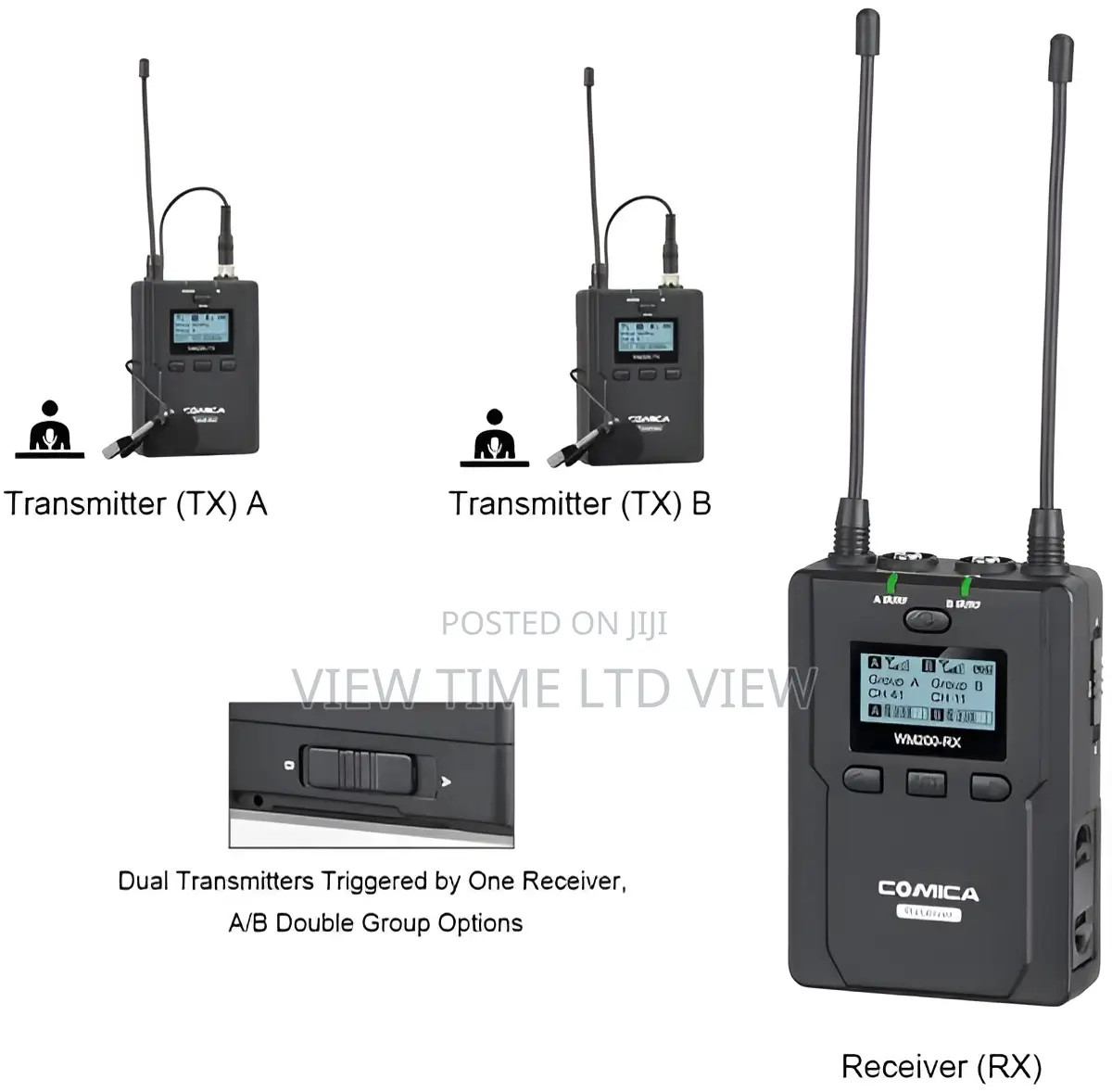 Wireless Microphone System Comica CVM 200b