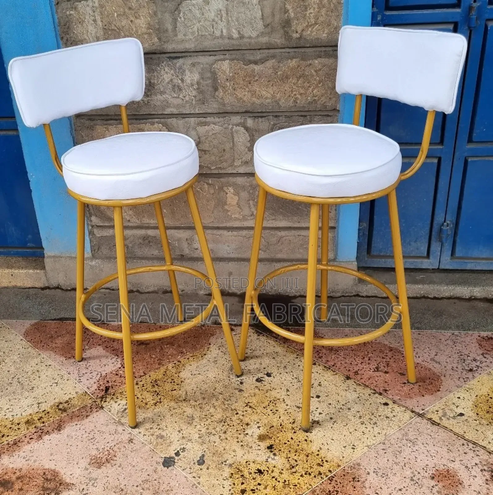 Kitchen Counter Stools With Faux Fabric
