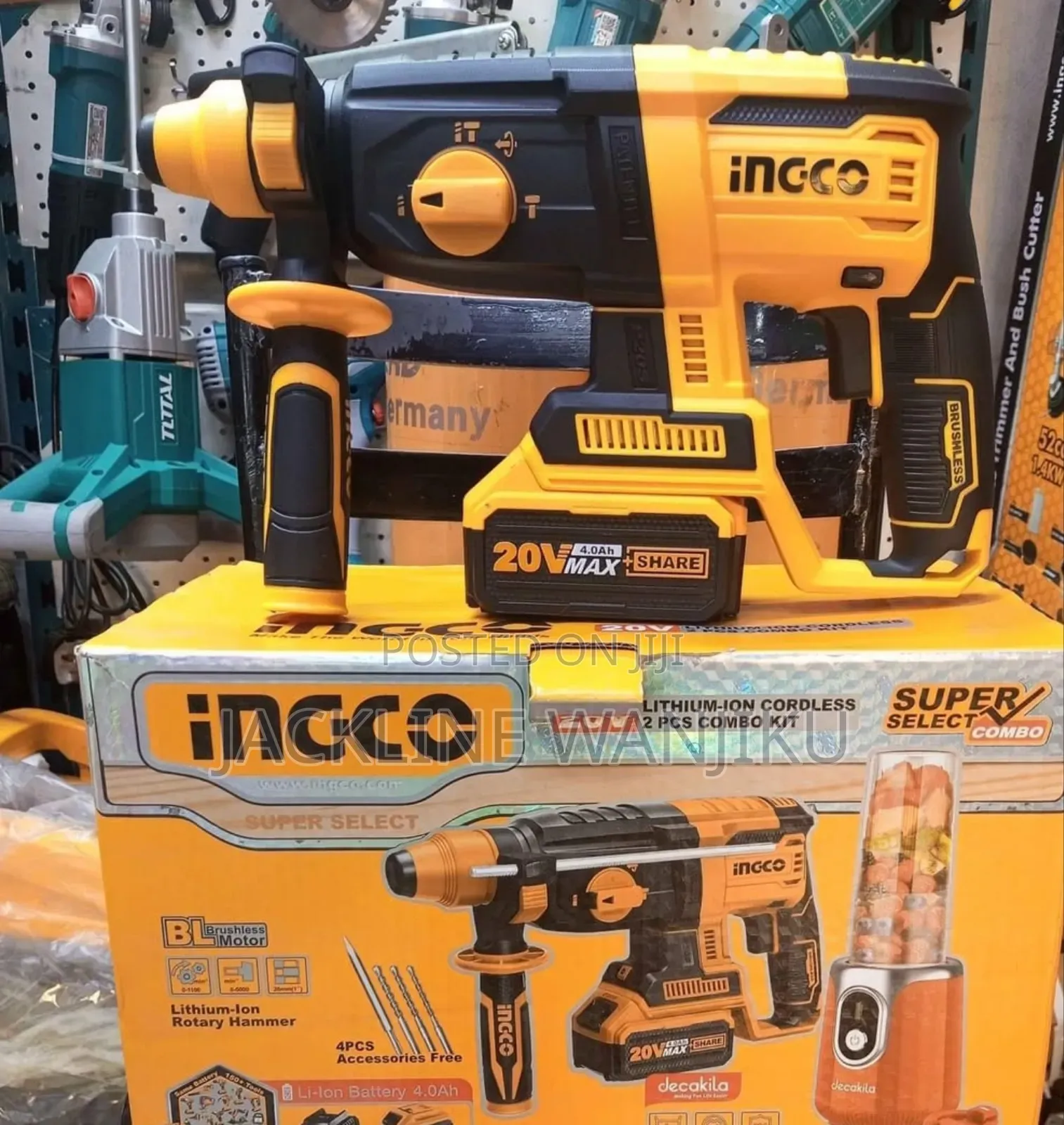 New Ingco Rotary Hammer Drill/ Rechargeable Drill