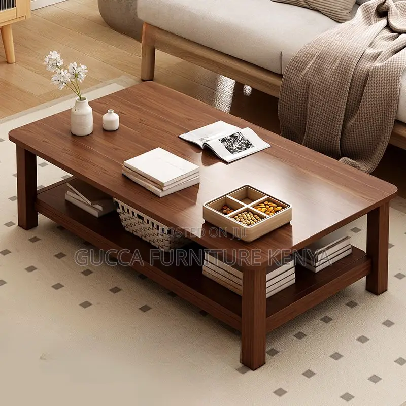 Office Table:Classy Mahogany Coffee Table for Executives