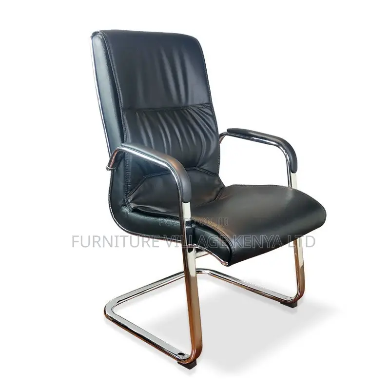 Office Chair: Pu Leather Minimal Design Office Task Chair