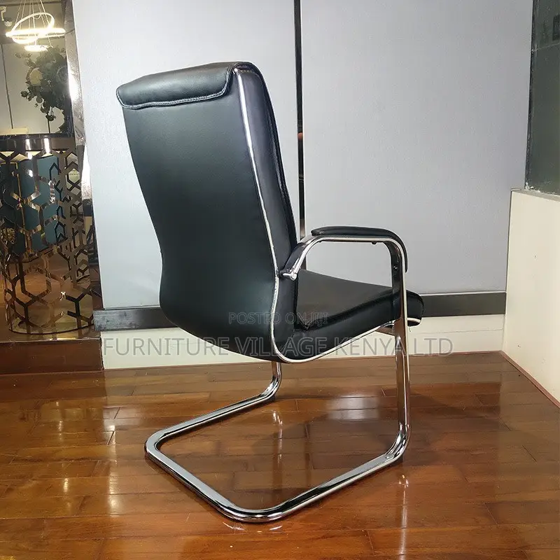 Office Chair: Pu Leather Minimal Design Office Task Chair