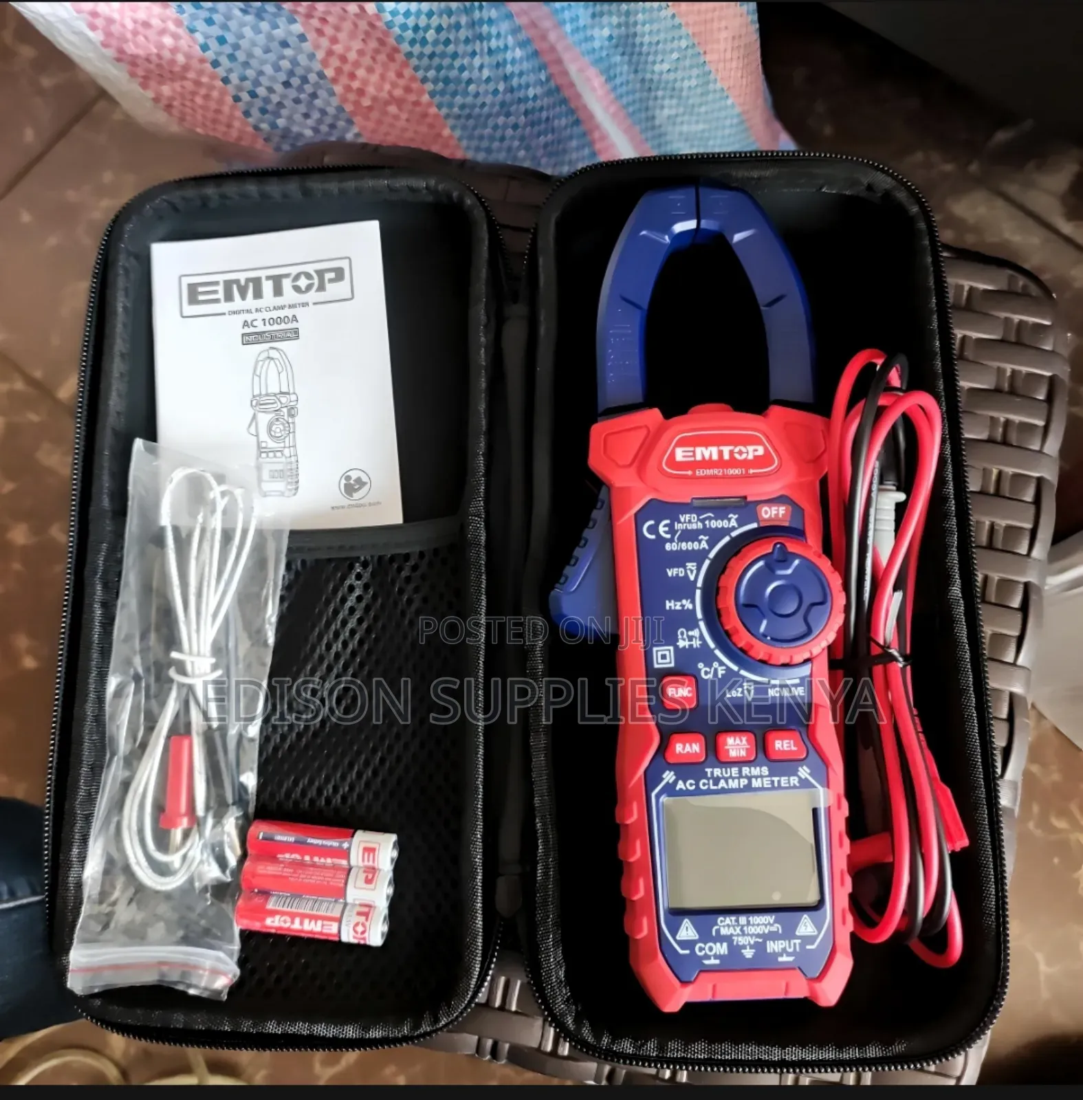 1000amps Ac Clamp Meters Emtop Digital Ac Clamp Meter 1000v
