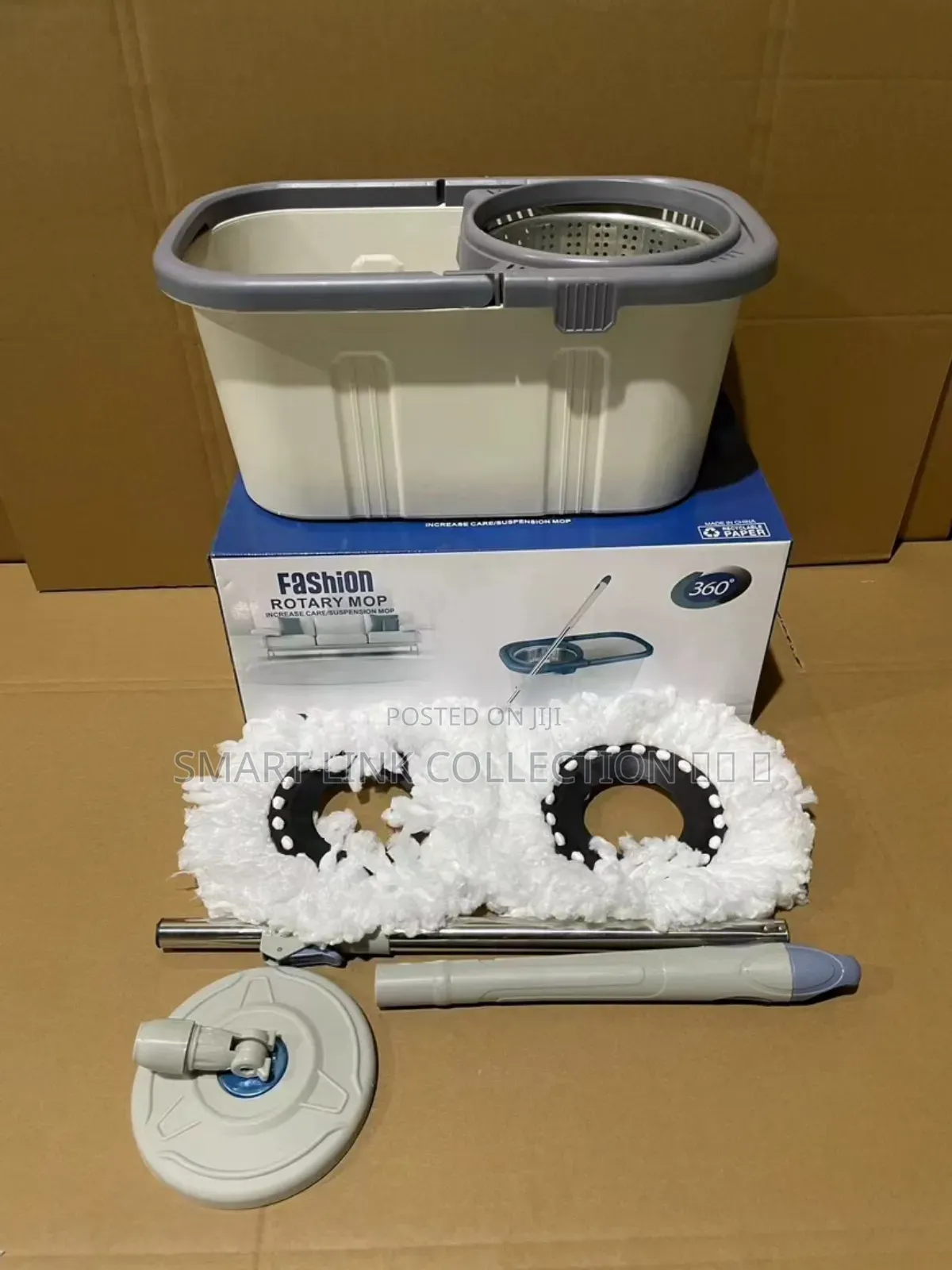 Bucket Washer Spin Cleaning Mop
