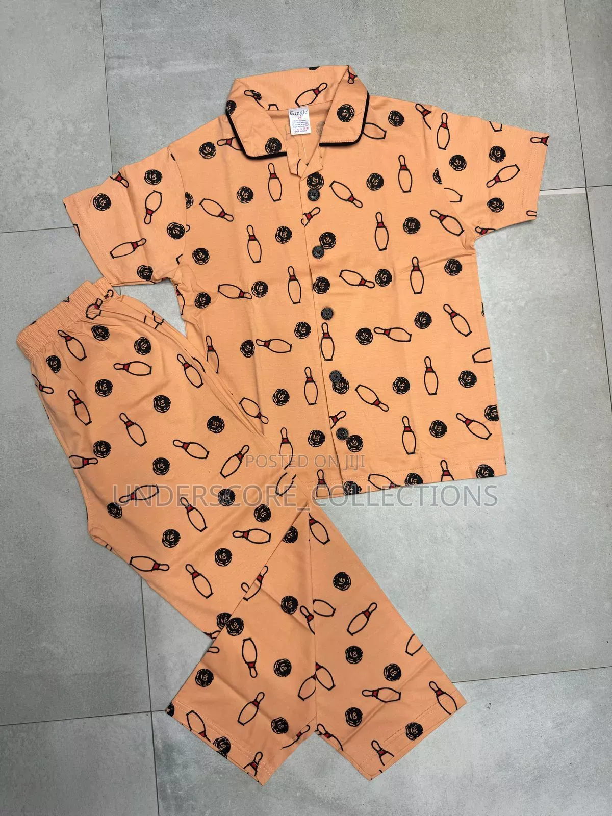 Short Sleeved Kids Pyjamas