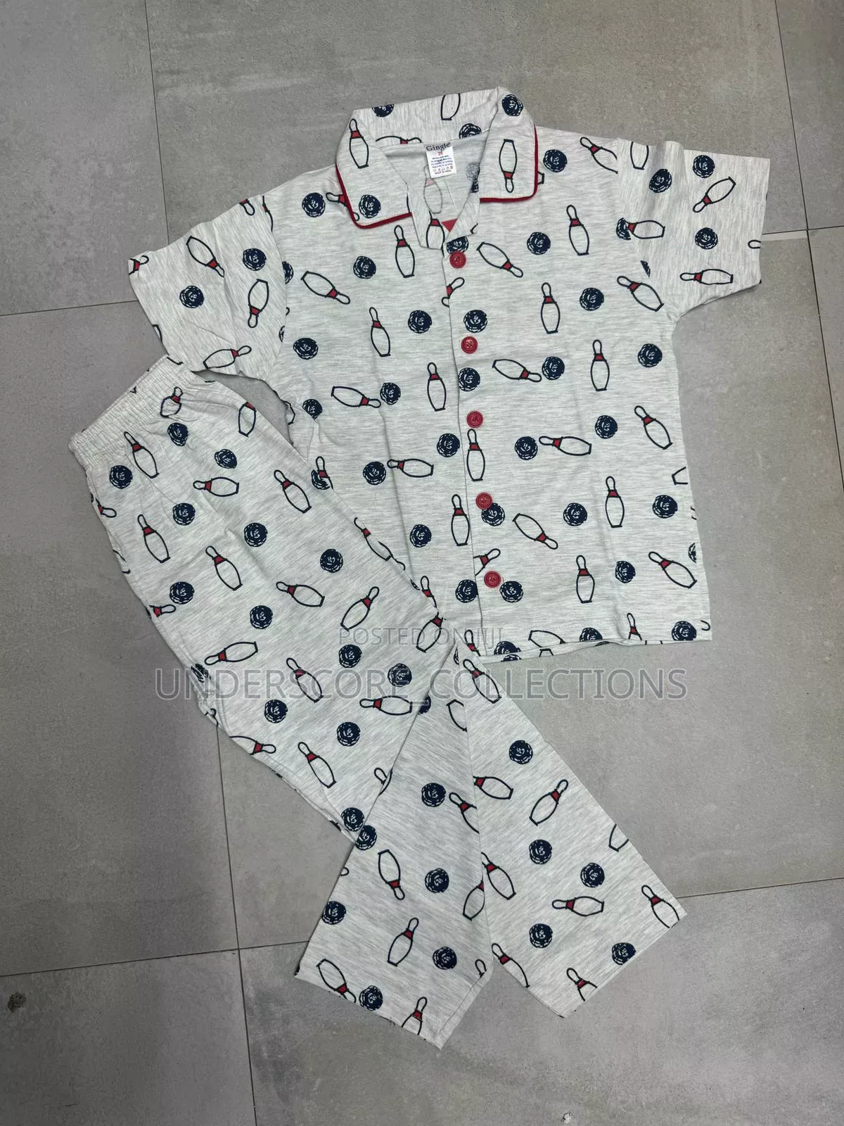 Short Sleeved Kids Pyjamas