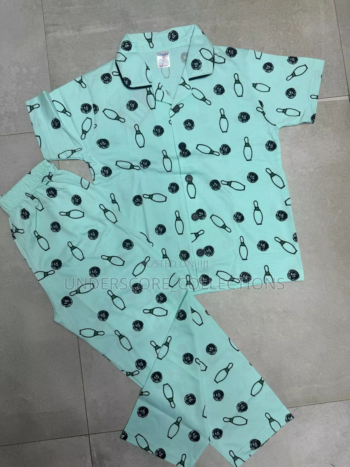 Short Sleeved Kids Pyjamas